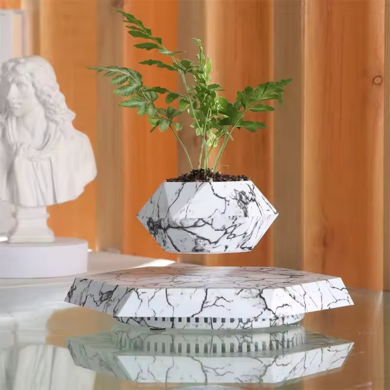 Levitating Bonsai Planter – Anti-Gravity Magnetic Floating Pot for Plants &amp; Home Décor 🌿✨