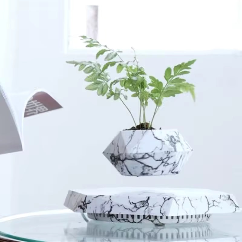 Levitating Bonsai Planter – Anti-Gravity Magnetic Floating Pot for Plants &amp; Home Décor 🌿✨