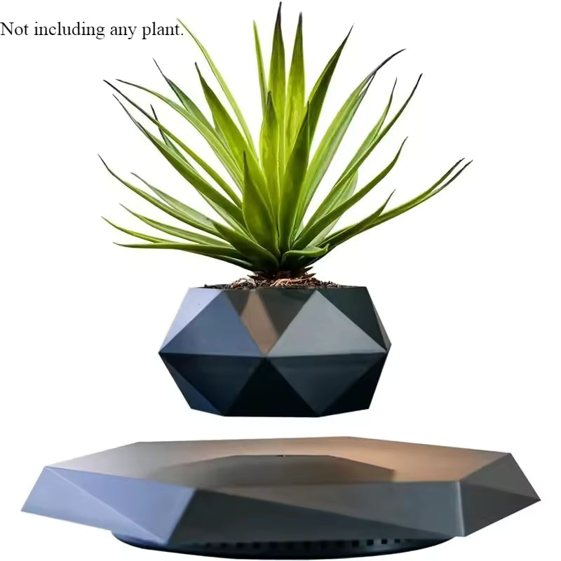 Levitating Bonsai Planter – Anti-Gravity Magnetic Floating Pot for Plants &amp; Home Décor 🌿✨