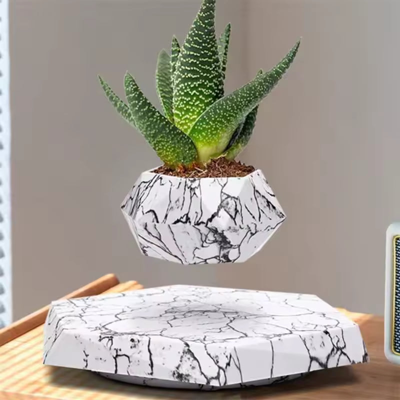 Levitating Bonsai Planter – Anti-Gravity Magnetic Floating Pot for Plants &amp; Home Décor 🌿✨